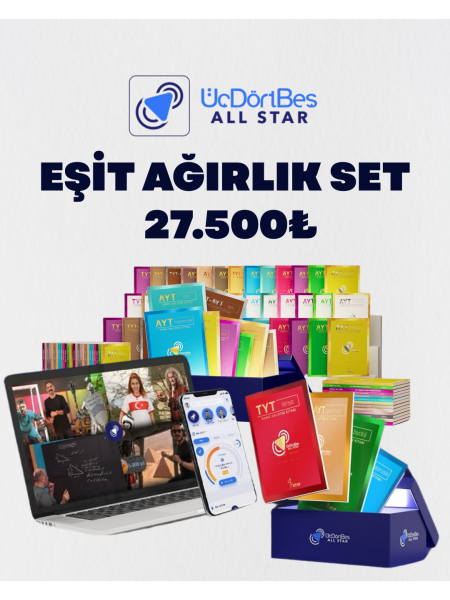 345 ALL STAR EŞİT AĞIRLIK SET