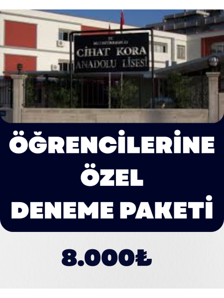 EGE AKADEMİ EĞİTİM KURUMLARI KURUMSAL DENEME PAKETİ