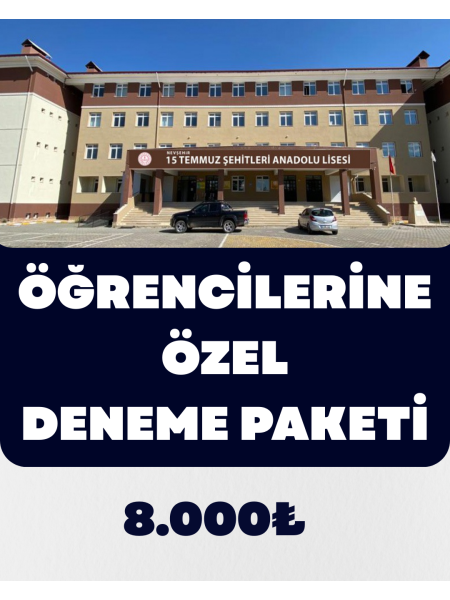 ADIM ADIM EĞİTİM KURUMLARI KURUMSAL DENEME PAKETİ